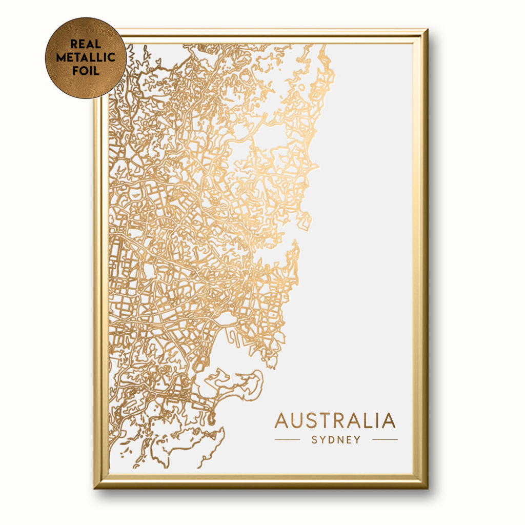 5 prints to to complete your home- décor under $50. 2 Custom Topographic Metallic Foil Map